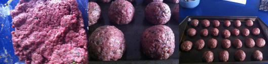Preparing meatballs
