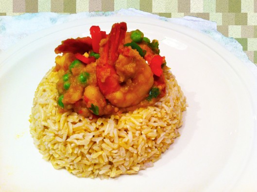 shrimp & potato curry